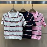 Saint Laurent Gold Short Sleeves