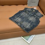 Balenciaga Shorts Ash Denim Spring Summer