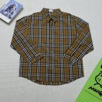Burberry Long-Sleeved Shirt Color Cotton Pure Spandex Winter