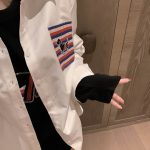 Thom Browne Stone Long-Sleeved Shirt