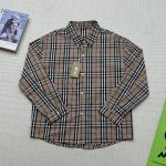 Burberry Long-Sleeved Shirt Color Cotton Pure Spandex Winter