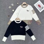 Thom Browne Jacquard Long-Sleeved Sweater