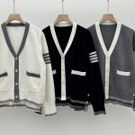 Thom Browne Jacquard Long-Sleeved Cardigan