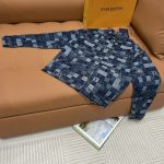 Louis Vuitton Outerwear Red Denim Autumn Winter Embroidery