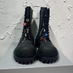 Balenciaga Boots Black Cowhide Lace