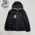 Burberry Outerwear Red Polyester Fiber Mature And Sophisticated