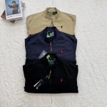 Ralph Lauren Outerwear Red Cotton Pure Relaxed Fit Embroidery