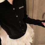 Miu Miu Jacquard Cardigan