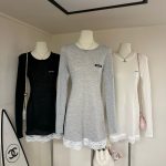 Miu Miu Lace Long-Sleeved Dress