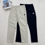Descente Long Pants Red Running Spring Zippered Pocket