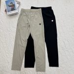 Descente Long Pants Red Silk Ice Quick-Drying Running Spring Zippered Pocket