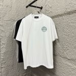 Earth Short-Sleeved T-Shirt Green Cotton Spring Summer Embroidery