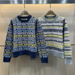 Miu Miu Jacquard Long-Sleeved Sweater