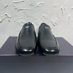 Prada Leather Shoes Brown Cowhide Rubber Spring Autumn