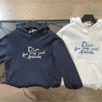 Dior Hoodies Red Cotton Fleece Winter