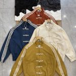 Adidas Casual Trousers Red Suede Clean Lines Daily Commute Street Style Relaxed Silhouette