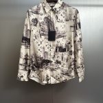 Louis Vuitton Shell Long-Sleeved Shirt
