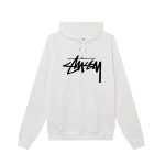 Stussy Hoodie Ash Cotton Pure Combed Streetwear Autumn Early