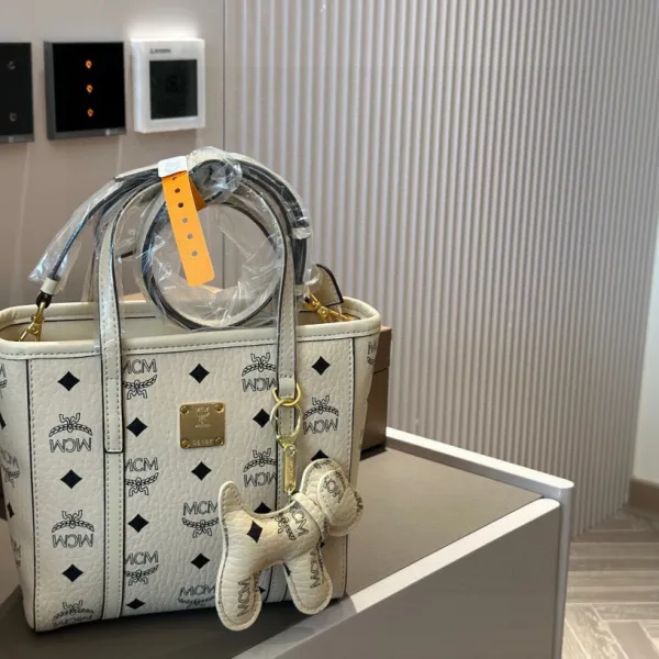Mcm Gold Shopping Bags