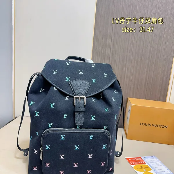 Louis Vuitton Denim Backpack