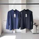 Descente Long-Sleeved Shirts Black Autumn
