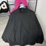 Balenciaga Coat Red Cotton Pure Relaxed Fit