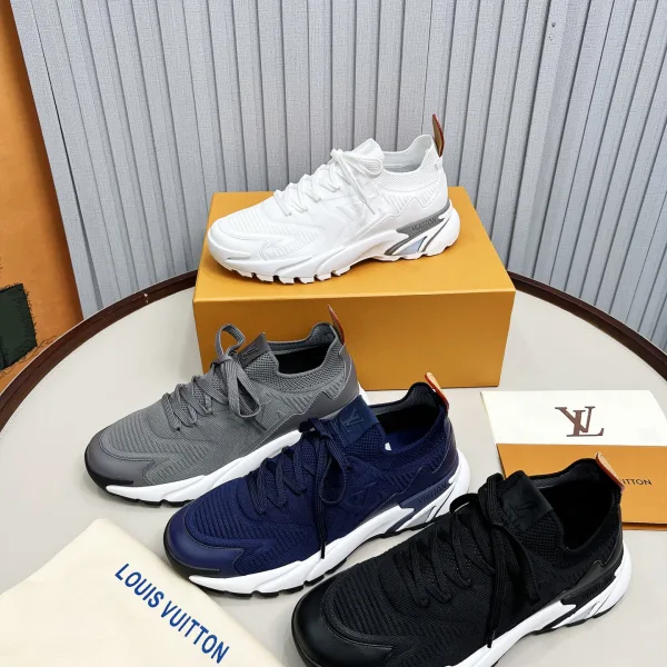 Louis Vuitton Knit Fabric Sneakers