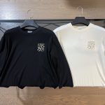 Loewe Long-Sleeved Shirts Black Cotton Piqu Autumn Embroidery