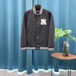Ami Jacket Red Wool Jacquard Embroidery