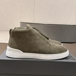 Zegna Cowhide Casual Shoes For Autumn