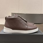 Zegna Cowhide Casual Shoes For Autumn