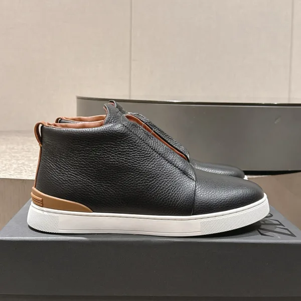 Zegna Cowhide Casual Shoes For Autumn