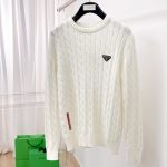 Prada Sweater Black Cable Knit