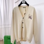 Burberry Cardigan Black Winter Embroidery