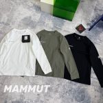 Mammut Long-Sleeved Shirt Red Polyester Quick-Drying Light Outdoor Autumn