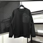 Descente Sweatshirt Red Simple And Versatile Quick-Drying Exquisite Workmanship Autumn Overlock Stitching Embroidery 3D Logo