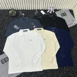 Ralph Lauren Long-Sleeved Shirts Red Winter 3D Logo