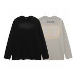 Balenciaga Long Sleeves Red Cotton Silk Embroidery