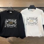 Dior Long-Sleeved Red Cotton Twill Embroidery
