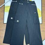 Fila Trousers Black Autumn Embroidery Heavy