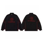 Balenciaga T-Shirts Red Down Nylon Streetwear