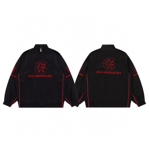 Balenciaga T-Shirts Red Down Nylon Streetwear