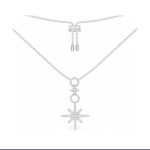 Swarovski Necklace Red Lace Understated Luxury