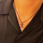 Louis Vuitton Necklace Black Lace