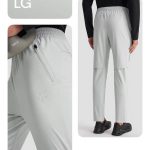 Descente Long Pants Red Woven Fabric Urban Commuting Autumn Zippered Pocket