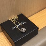 Chanel Necklace Red Lace