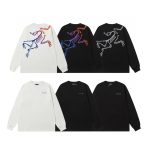 Archaeopteryx Long-Sleeved T-Shirt Red Cotton Pure Professional Outdoor Plastisol Printing