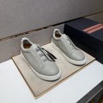 Zegna Casual Shoes Color Genuine Leather Cowhide