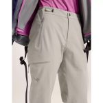 Archaeopteryx Trousers Red Nylon Softshell Fabric Patch Zippered Pocket