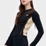 Fila Long-Sleeved Ash Silk Exquisite Workmanship Sophistication